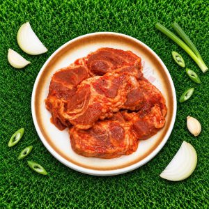 Korean Bulgogi Iberico Pork Chop 韩式黑猪肉扒