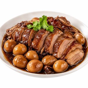Stewed Duck Breast with Quail Eggs 红烧鸭胸肉鹌鹑蛋